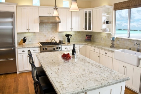 Chọn màu đá hoa cương Granite cho nhà bếp