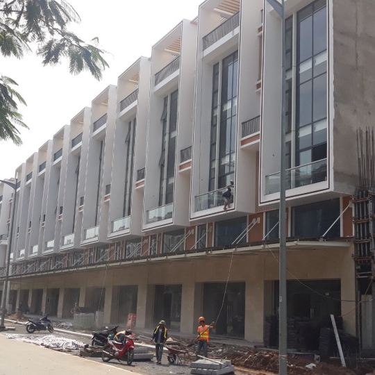 Công trình đá nhà phố thương mại